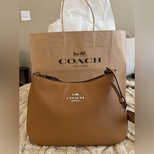 Coach Tan Leather Shoulder Bag